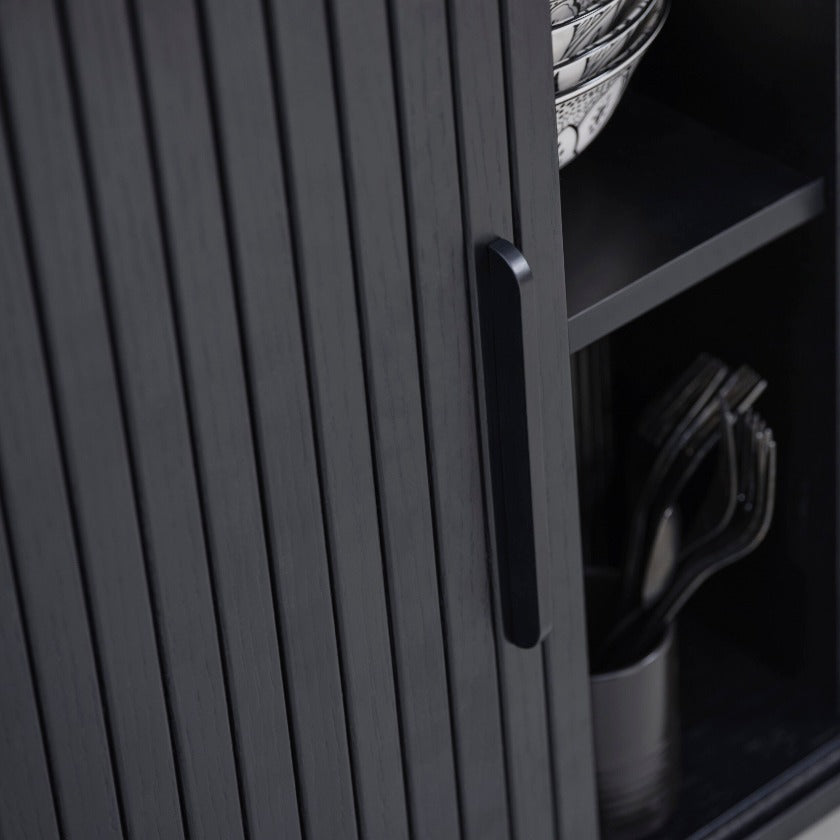 Nola Stylish Sideboard Cabinet in Black Oak