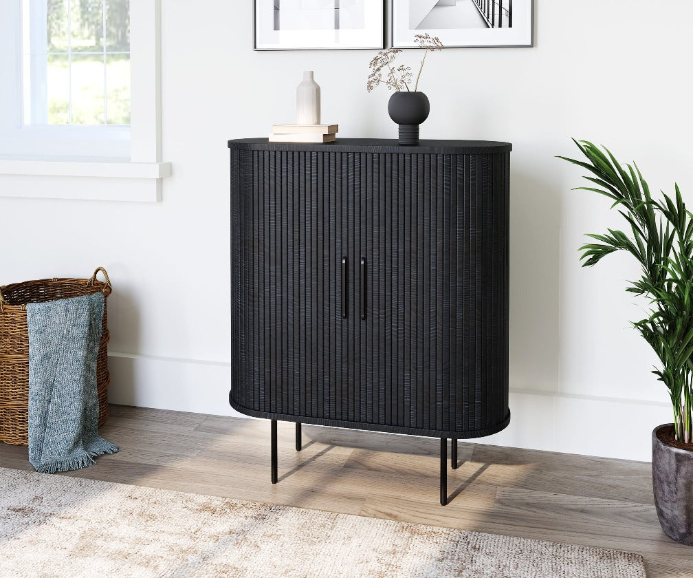 Nola Stylish Sideboard Cabinet in Black Oak