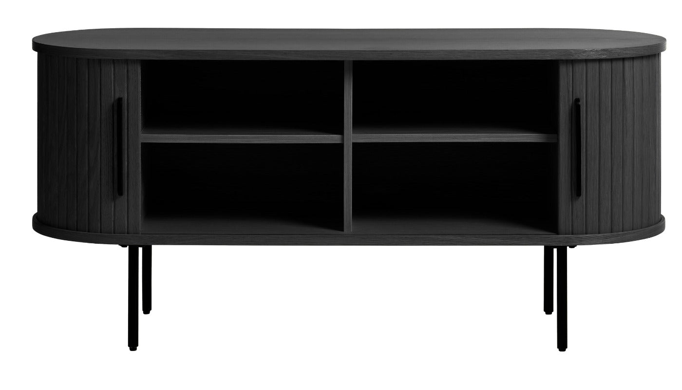 Nola Stylish Sideboard Cabinet in Black Oak