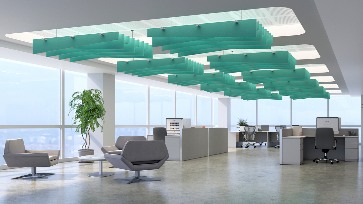Echodeco Acoustic Ceiling Baffles 3/4" Thick 60"W x 60"D