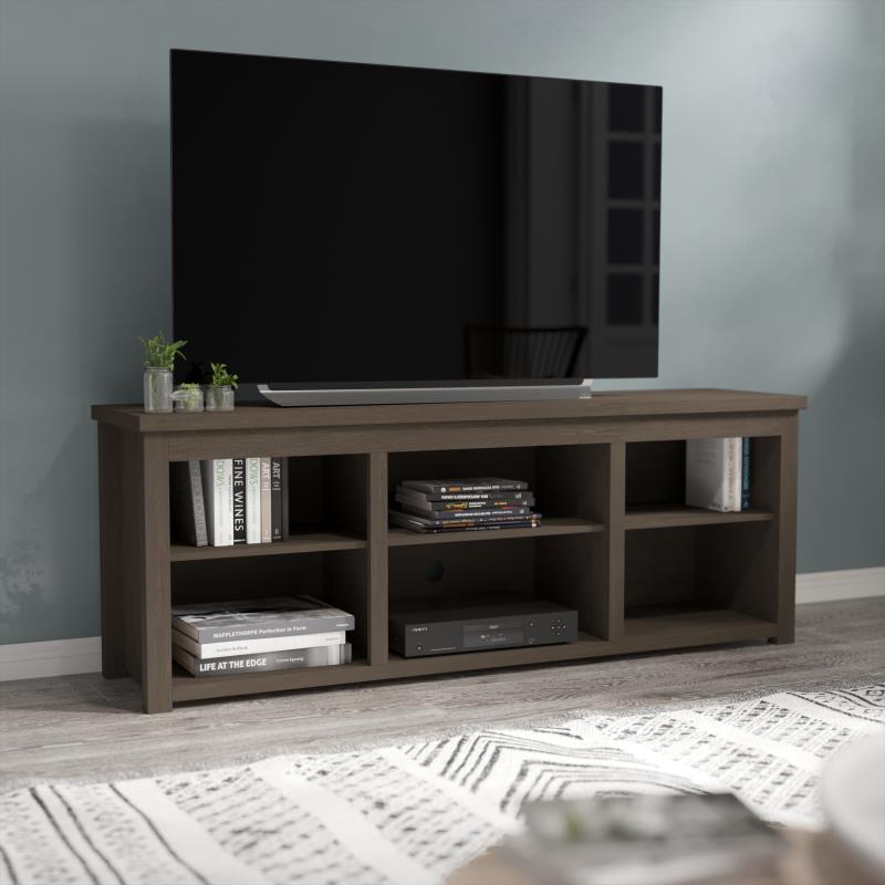 Kilead Farmhouse TV Media Console with Open Storage