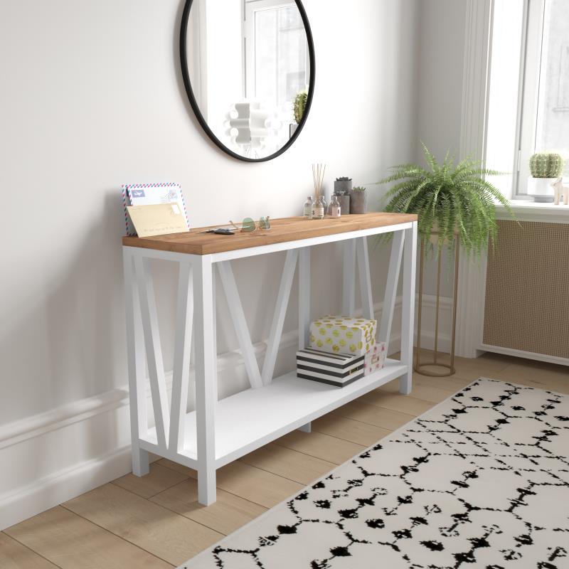 Charlotte Farmhouse Entryway Table 52x14