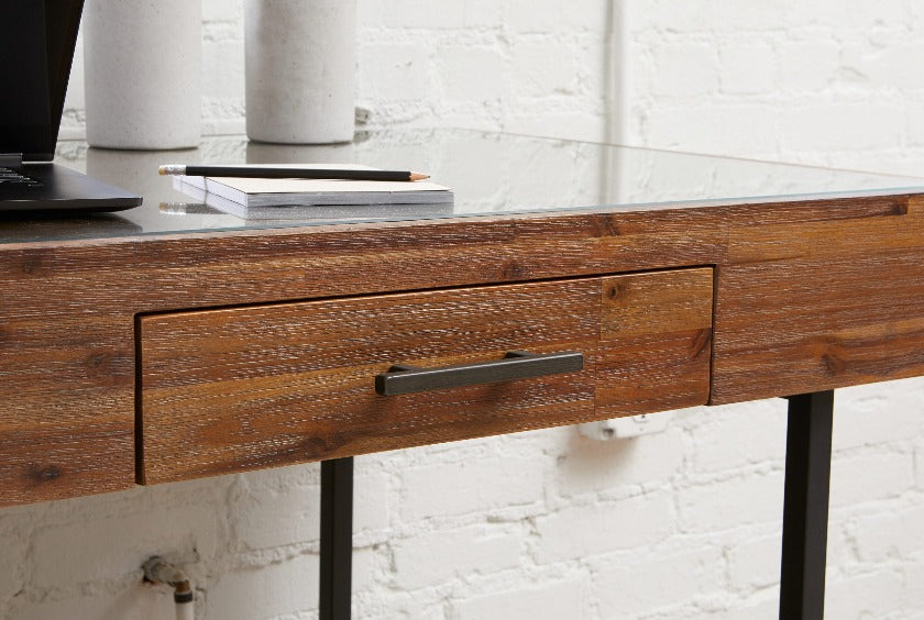 Elbert Home Office Desk 63" in Walnut