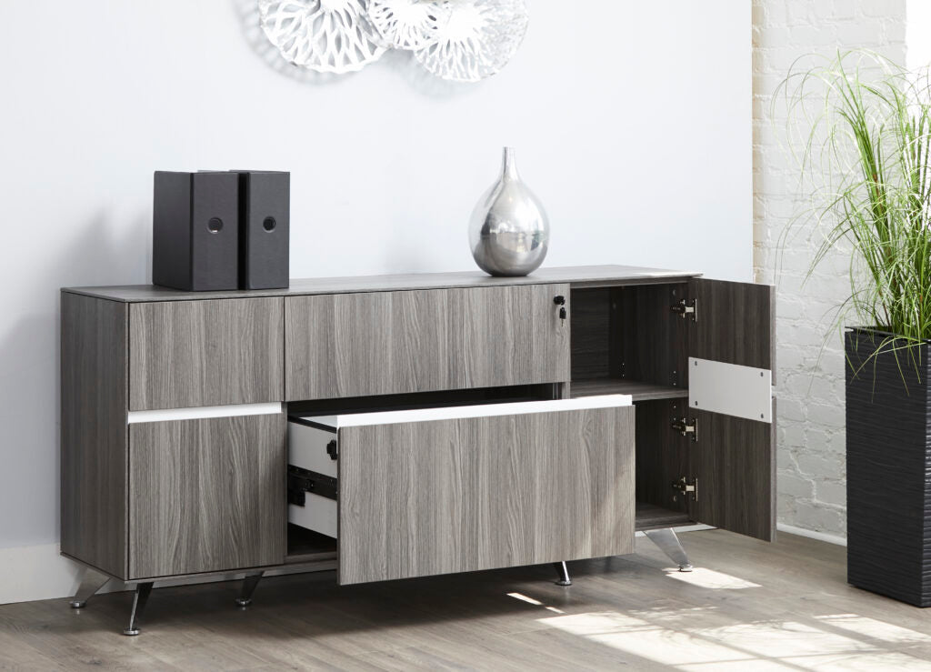 350 Filing Storage Credenza in Grey 63x32"