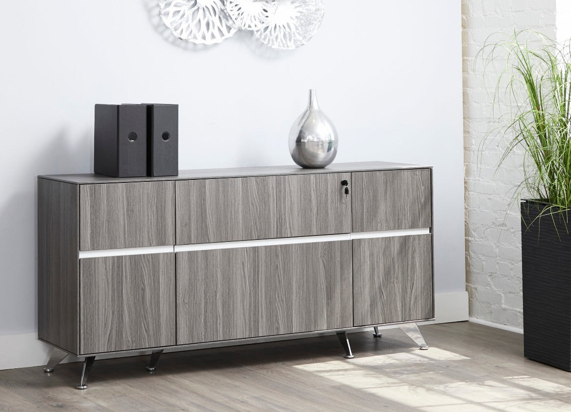 350 Filing Storage Credenza in Grey 63x32"
