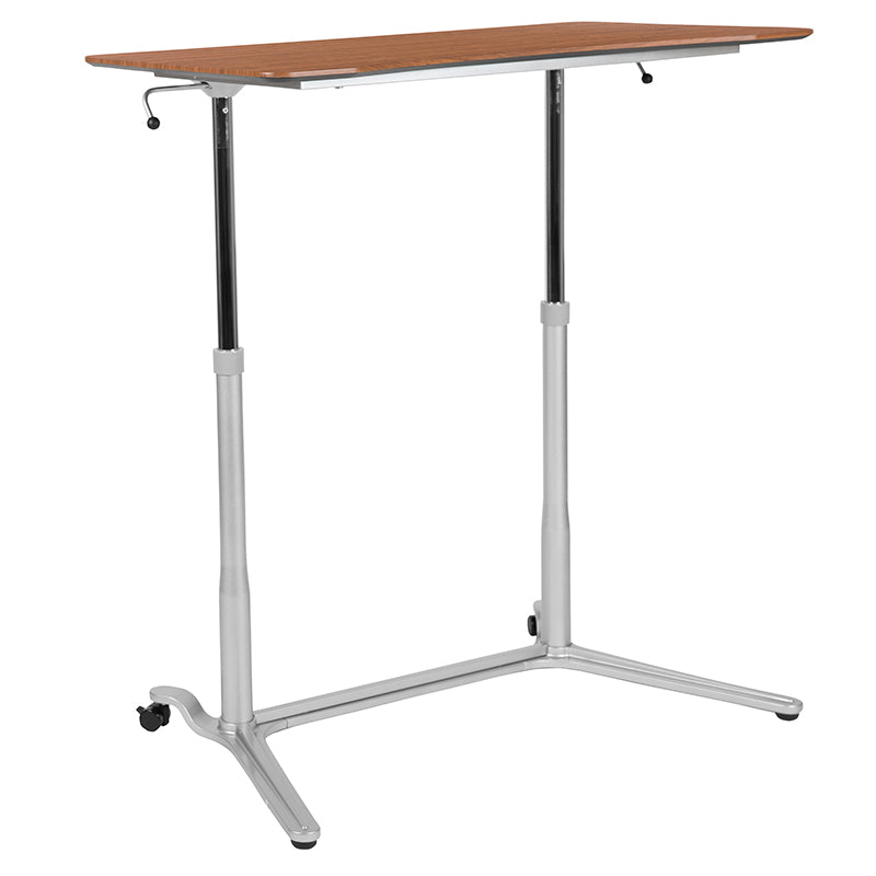 NAN-IP-6-1-CH-GG Pneumatic Height Adjustable Stand Up Desk - Egyr Desk