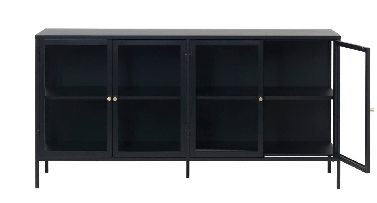 Carmel Sideboard in Black Glass Door