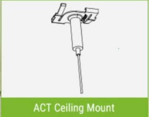Echodeco 3/8" Acoustic Ceiling Baffles-Angle Design 48-96"W