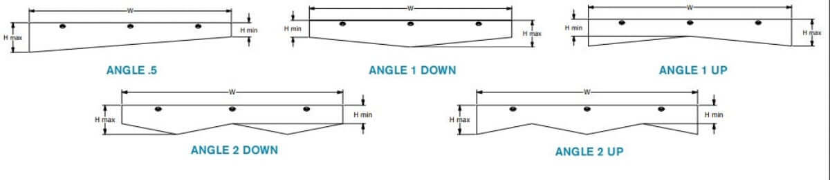 Echodeco 3/8" Acoustic Ceiling Baffles-Angle Design 48-96"W