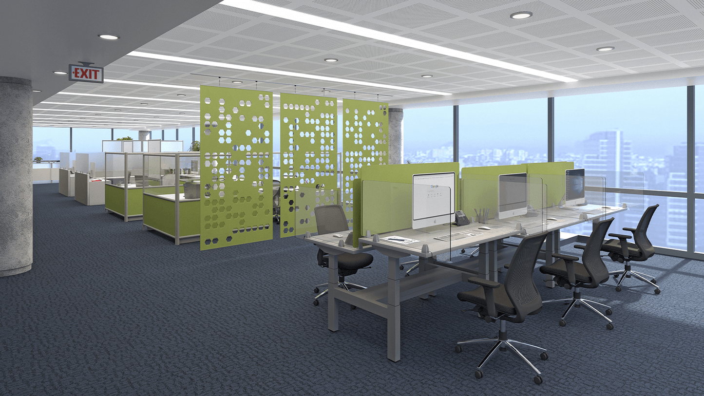 Echodeco 90% Acoustical Panel and Partitions 47"w x 70"h