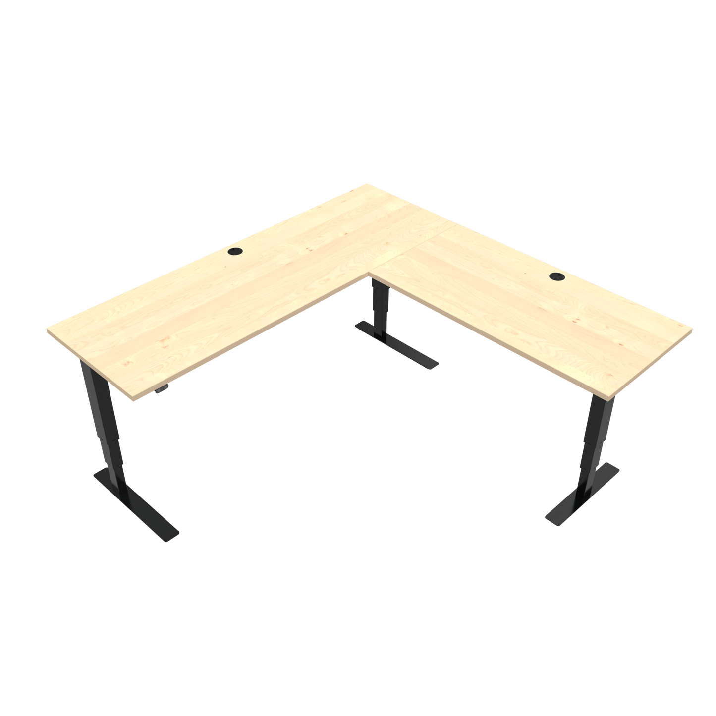 Conset 90 Degree Corner Standing Desk 70"