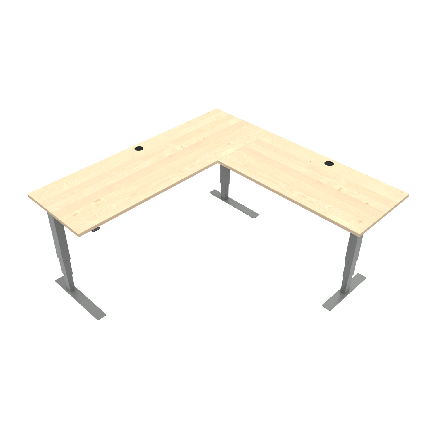 Conset 90 Degree Corner Standing Desk 70"