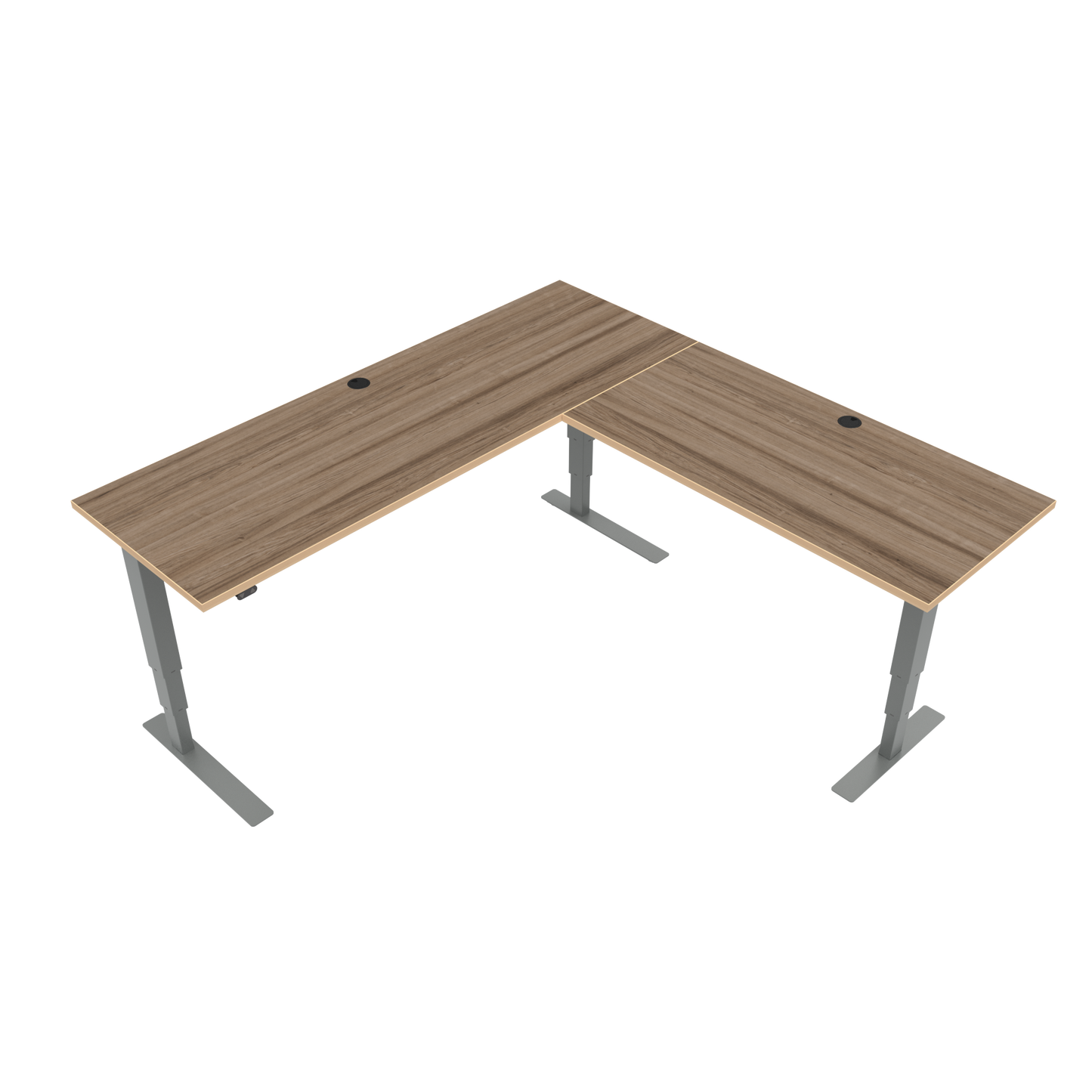 Conset 90 Degree Corner Standing Desk 70"