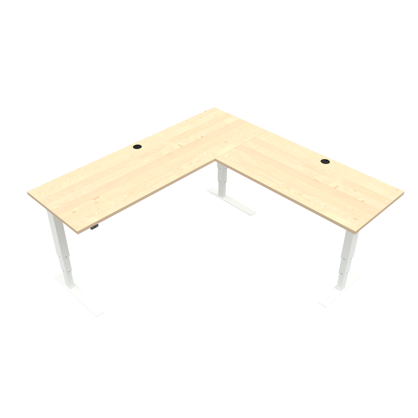 Conset 90 Degree Corner Standing Desk 70"