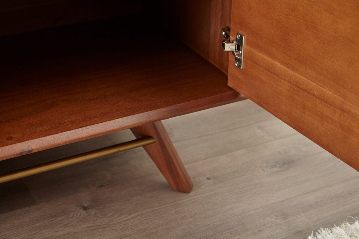 Denali Credenza Sideboard 71 x 30 Inches In Walnut