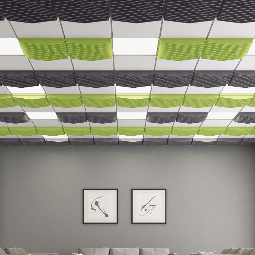 Echodeco 85% Acoustic Blade Ceiling Tile 23.75" x 23.75"