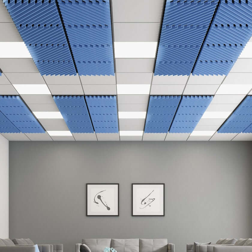 Echodeco 85% Acoustic Blade Ceiling Tile 23.75" x 23.75"