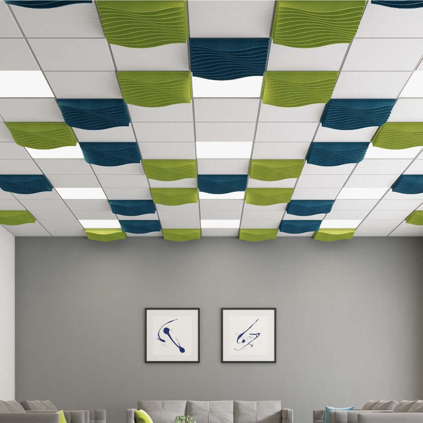 Echodeco 85% Acoustic Blade Ceiling Tile 23.75" x 23.75"