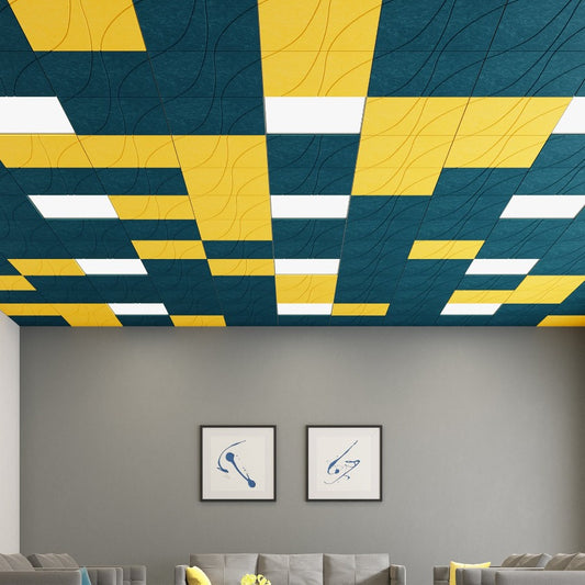 EchoDeco 85% Acoustic Ceiling Tile 23.75"W x 23.75"H
