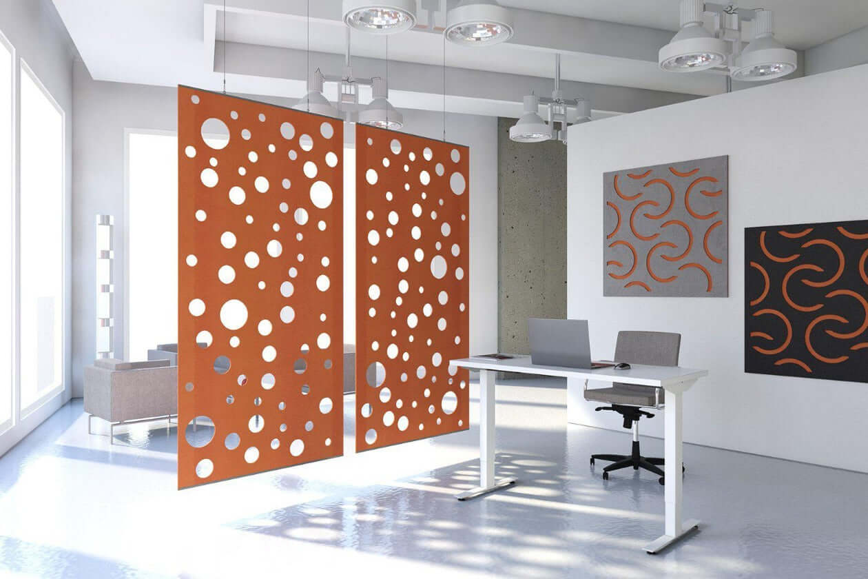 EchoDeco 3/8" Acoustic Decorative Panel 23.5"W X 47"H