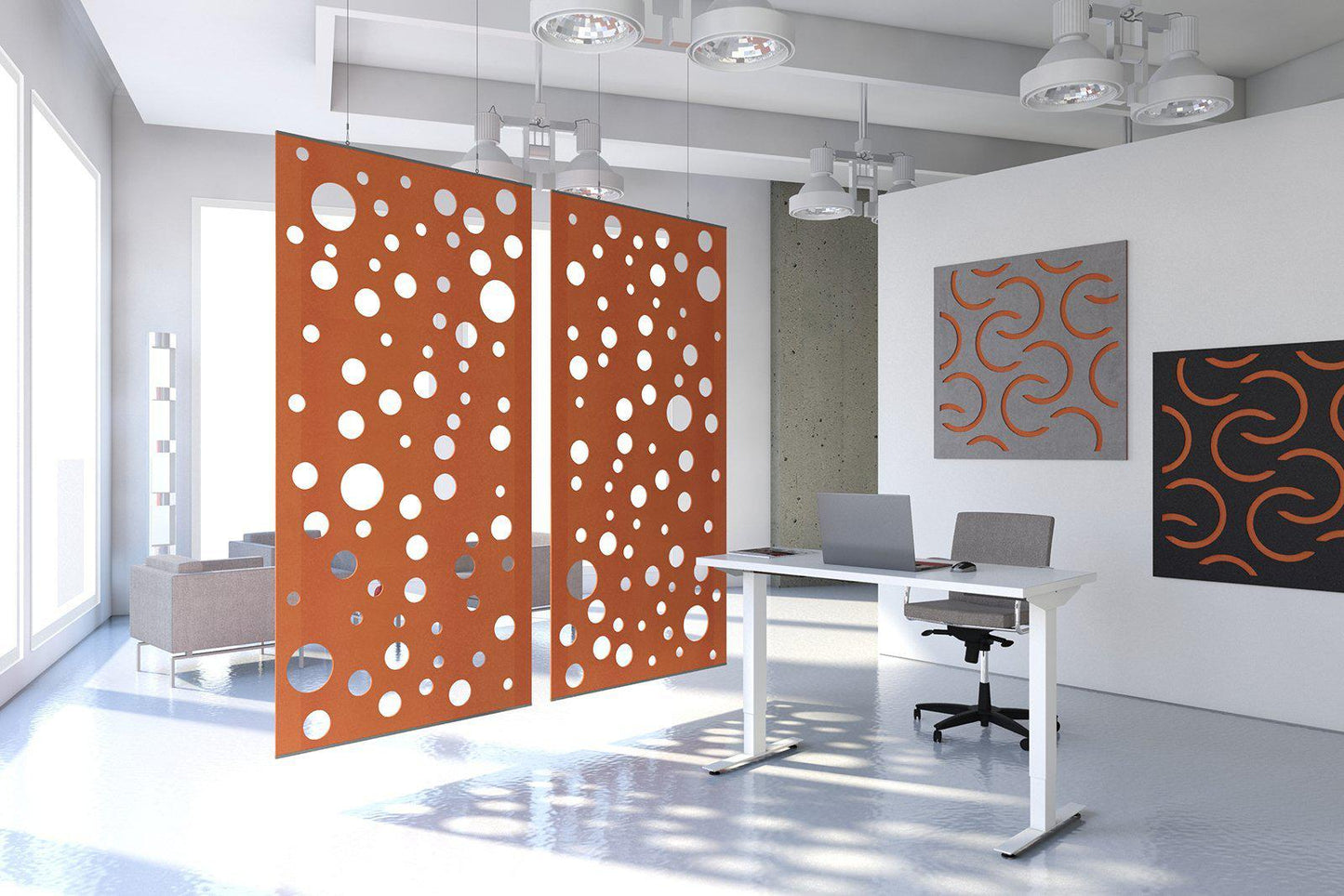 EchoDeco Design 85% Sound Solution Panel 23.5"W X 47"H