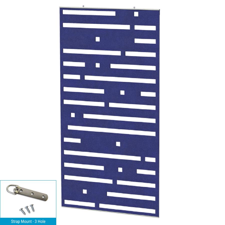 EchoDeco 85% Acoustic Wall Panel Divider 47"W X 47"H