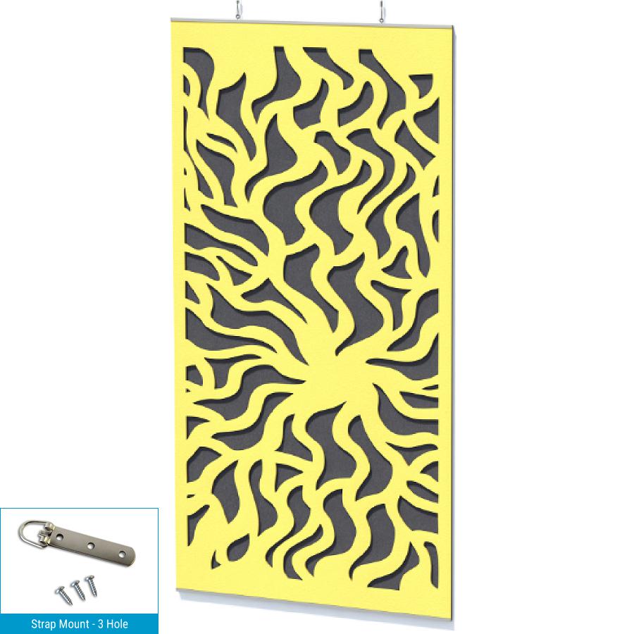 EchoDeco 85% Acoustic Wall Panel Divider 47"W X 47"H