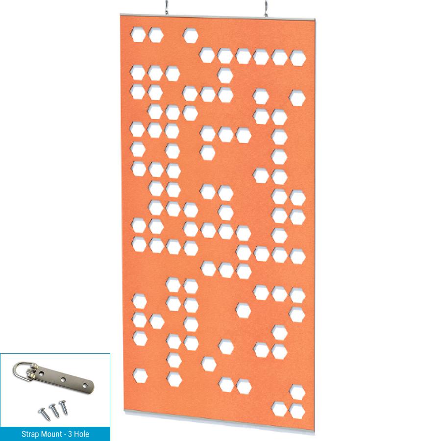 EchoDeco 85% Acoustic Wall Panel Divider 47"W X 47"H