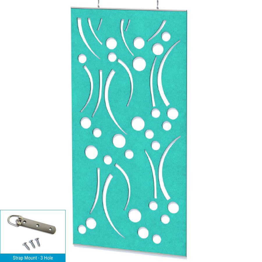 EchoDeco 85% Acoustic Wall Panel Divider 47"W X 47"H