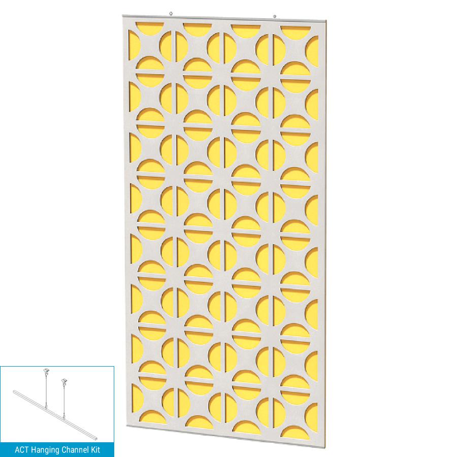 EchoDeco 85% Acoustic Wall Panel Divider 47"W X 47"H