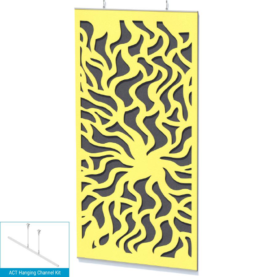 EchoDeco 85% Acoustic Wall Panel Divider 47"W X 47"H