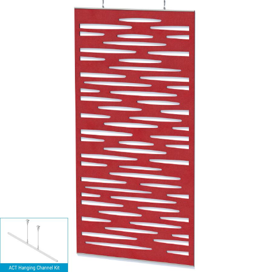 EchoDeco 85% Acoustic Wall Panel Divider 47"W X 47"H