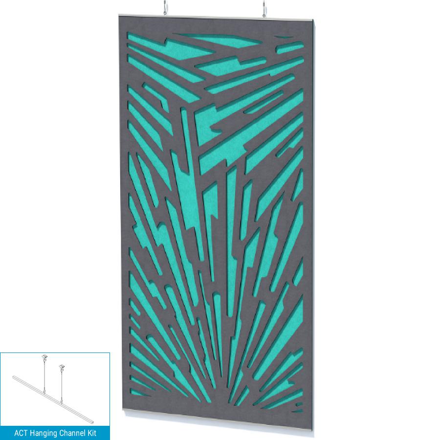 EchoDeco 85% Acoustic Wall Panel Divider 47"W X 47"H