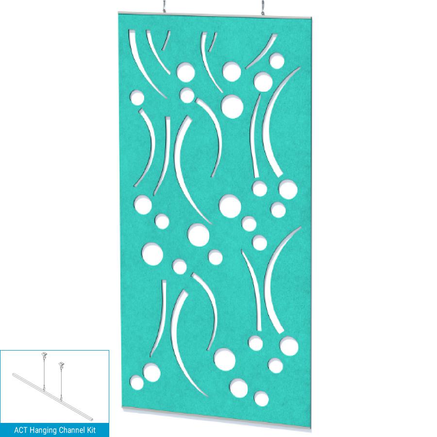 EchoDeco 85% Acoustic Wall Panel Divider 47"W X 47"H