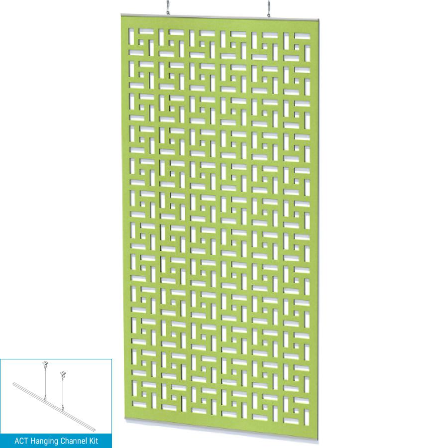 EchoDeco 85% Acoustic Wall Panel Divider 47"W X 47"H