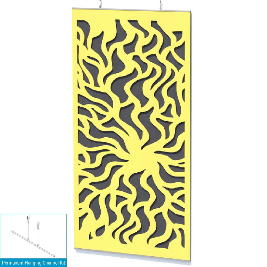 EchoDeco 85% Acoustic Wall Panel Divider 47"W X 47"H