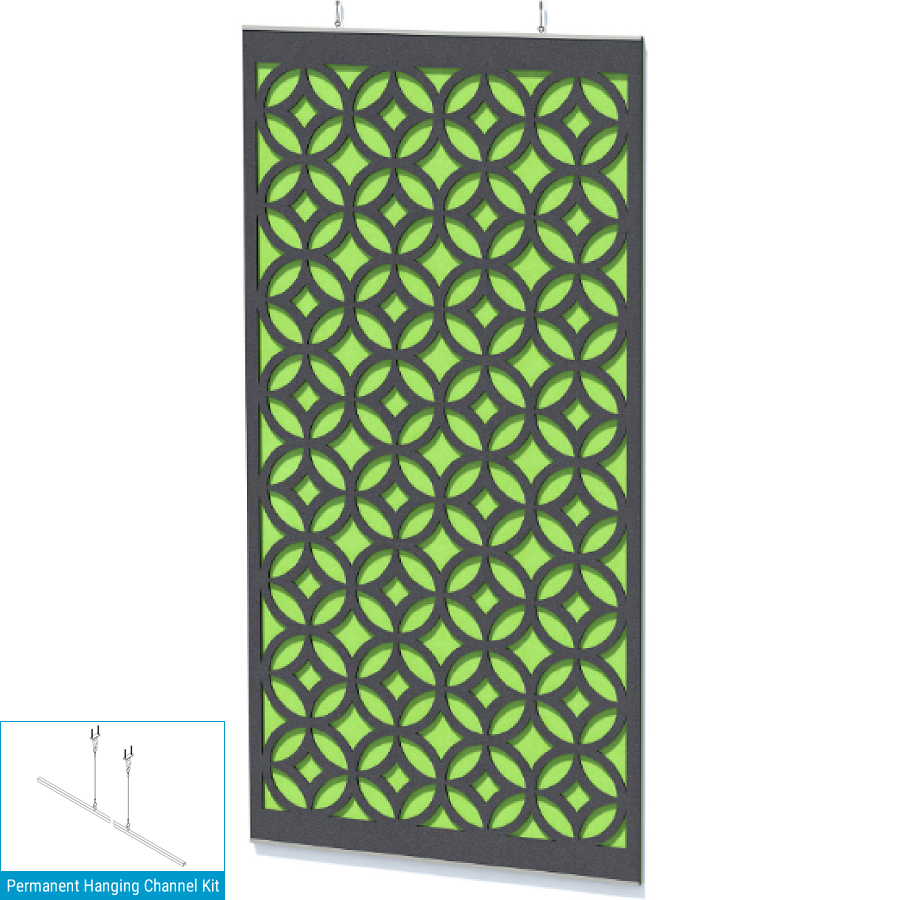 EchoDeco 85% Acoustic Wall Panel Divider 47"W X 47"H