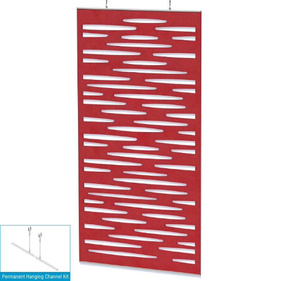 EchoDeco 85% Acoustic Wall Panel Divider 47"W X 47"H