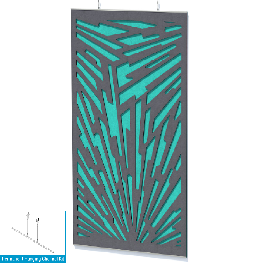 EchoDeco 85% Acoustic Wall Panel Divider 47"W X 47"H