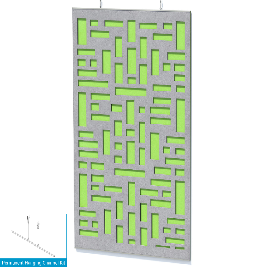 EchoDeco 85% Acoustic Wall Panel Divider 47"W X 47"H