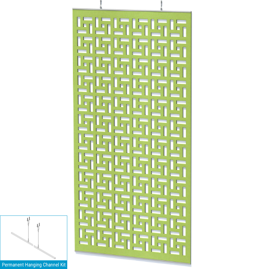 EchoDeco 85% Acoustic Wall Panel Divider 47"W X 47"H
