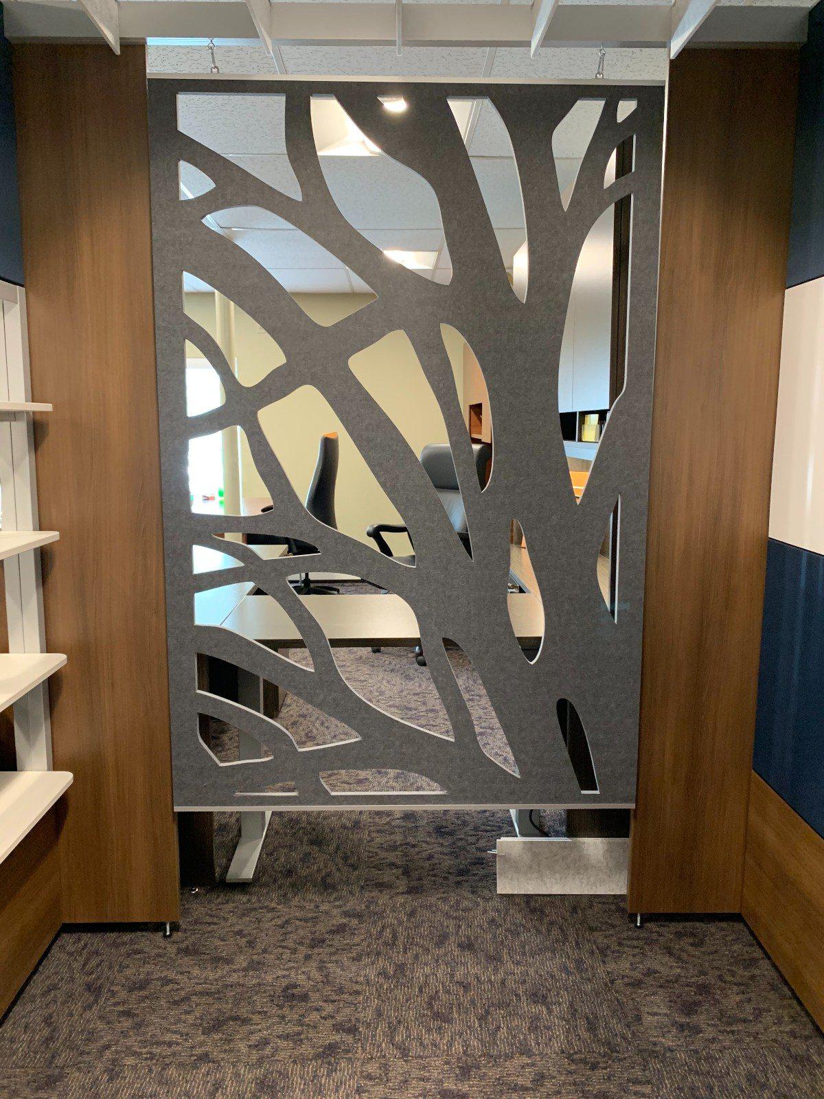 EchoDeco 85% Acoustic Wall Panel Divider 47"W X 47"H