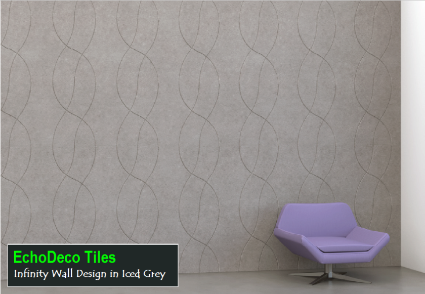 Echodeco Acoustic Wall Tiles 23.5"W x 23.5"H (Qty 8)