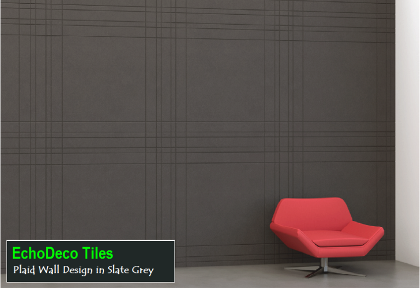 Echodeco Acoustic Wall Tiles 23.5"W x 23.5"H (Qty 8)