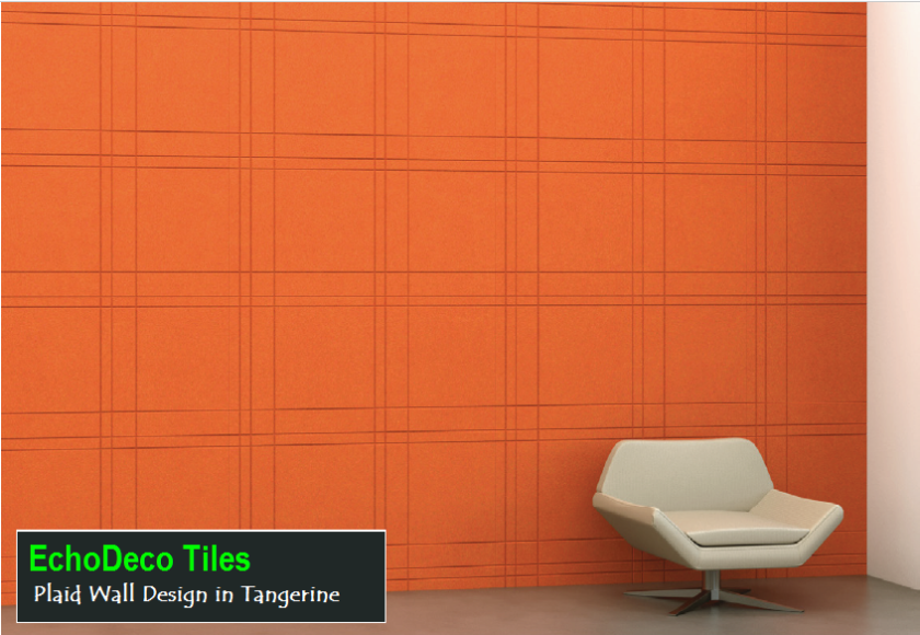 Echodeco Acoustic Wall Tiles 23.5"W x 23.5"H (Qty 8)