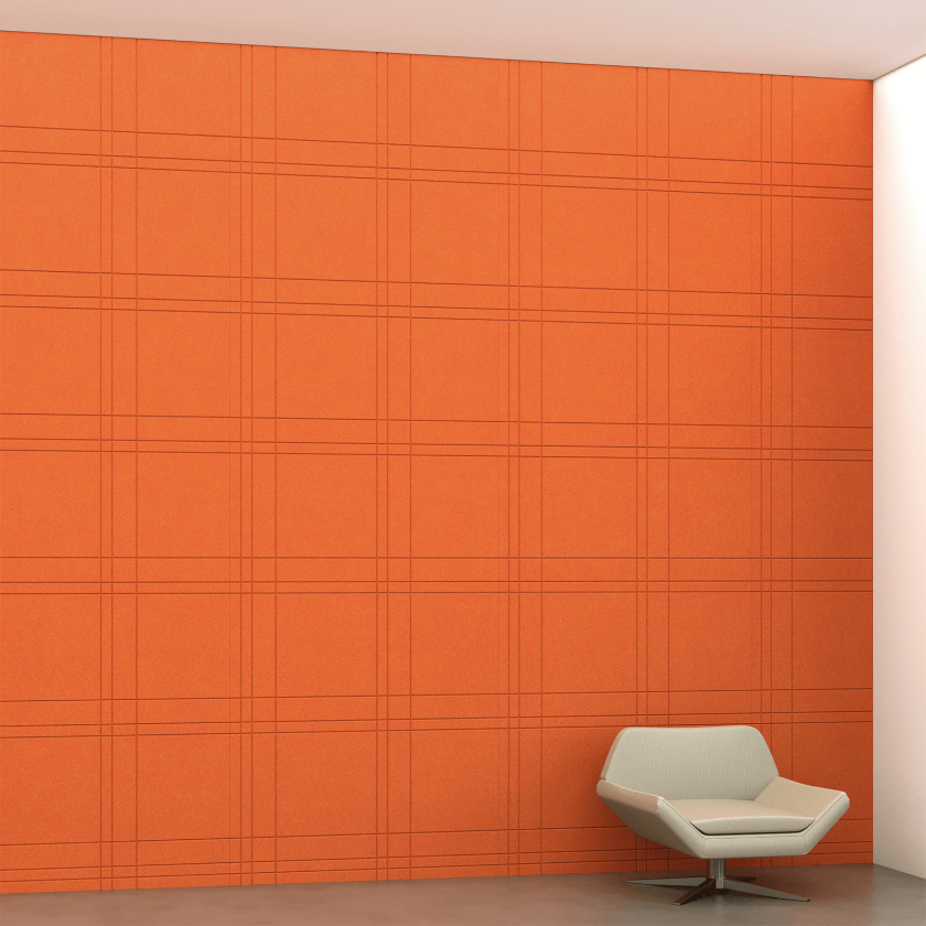 EchoScape Green Apple Acoustic Wall Tiles 23.5"W (Qty. 8 Tiles)