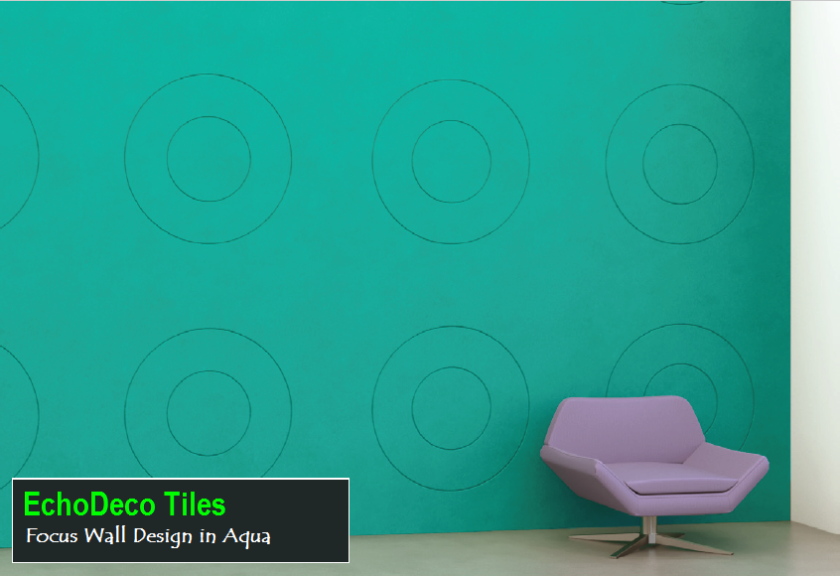 Echodeco Acoustic Wall Tiles 23.5"W x 23.5"H (Qty 8)