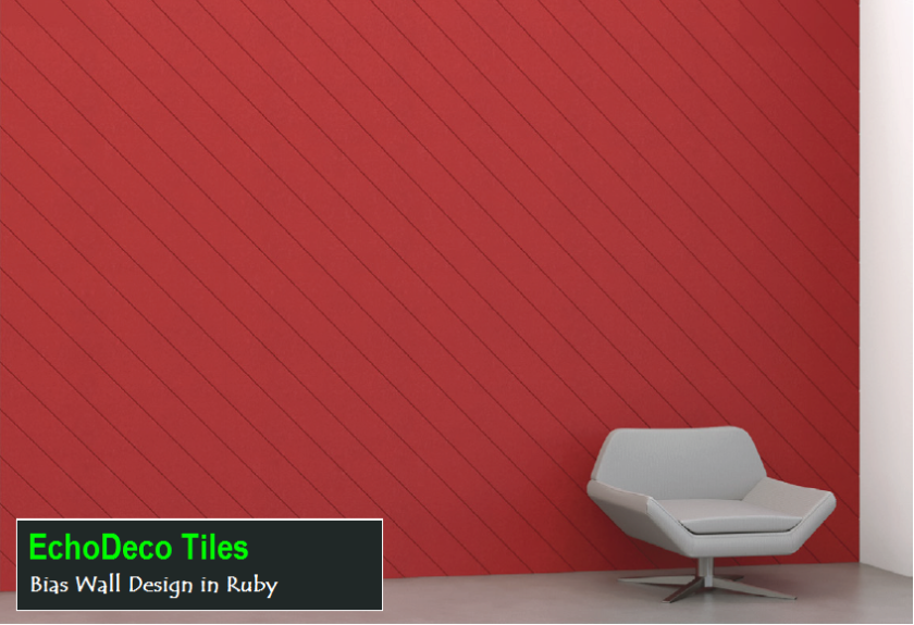 Echodeco Acoustic Wall Tiles 23.5"W x 23.5"H (Qty 8)
