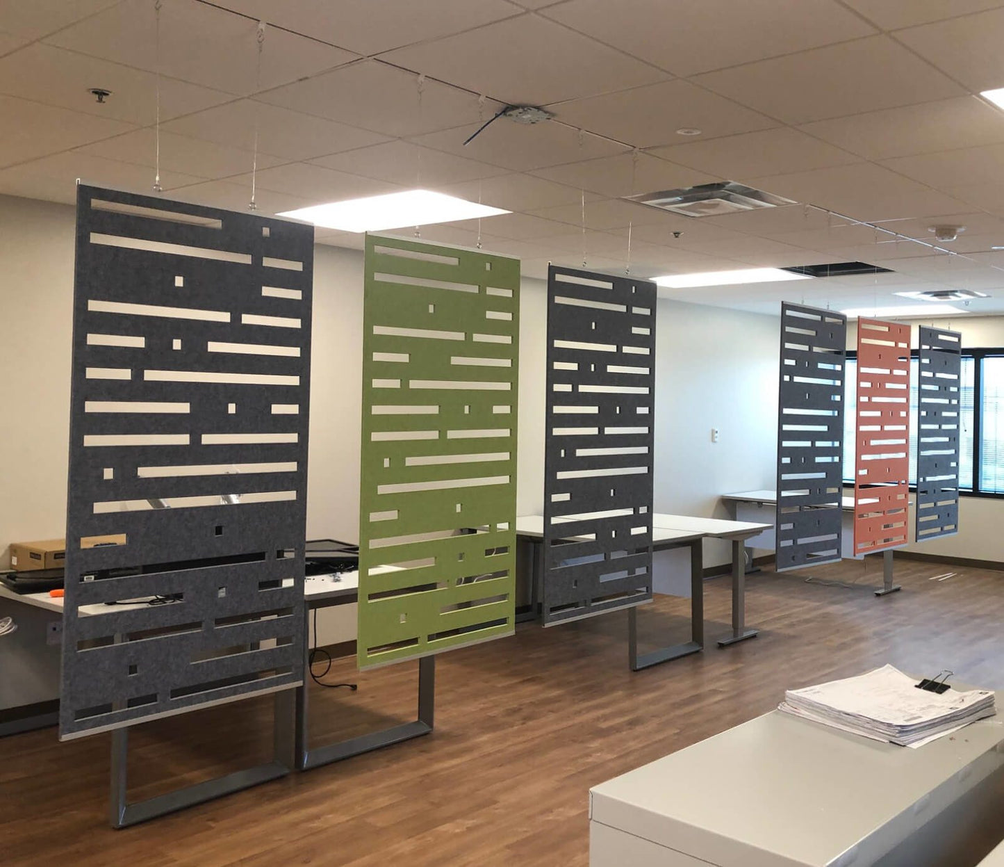Echodeco 90% Sound Absorb Acoustic Panels and Partitions 47"w x 70"h