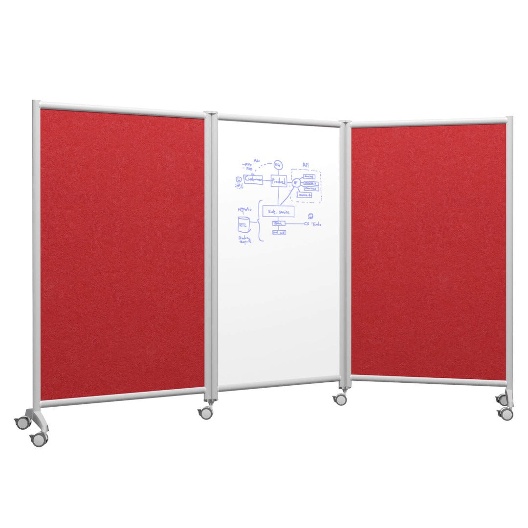 Fold-N-Roll 85% Sound Absorber Collapsible Divider